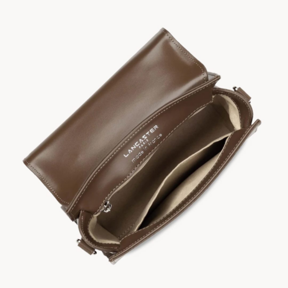 433-16 SAC À MAIN SUAVE EVEN MARRON VUE INTÉRIEURE