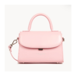 433-16 SAC À MAIN SUAVE EVEN ROSE FUMÉ VUE DE FACE