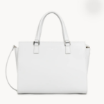 GRAND SAC CABAS MAIN SMOOTH LANCASTER 437-04 GRIS CLAIR VUE DE FACE