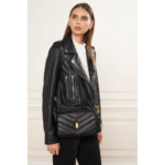 SAC TROTTEUR SOFT MATELASSÉ LANCASTER NOIR VUE EN SITUATION 2