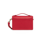 SAC TROTTEUR ZOÉ LANCASTER GRAINÉ ROUGE VUE DE FACE