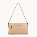 480-055 SAC BAGUETTE PARIS PAD LANCASTER BEIGE FONCÉ VUE DE FACE