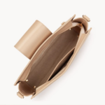 480-055 SAC BAGUETTE PARIS PAD LANCASTER BEIGE FONCÉ VUE DE FACE