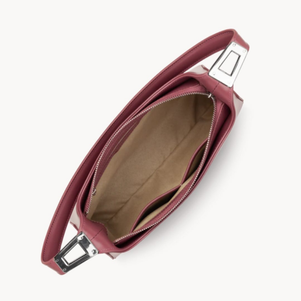 433-20 SAC À MAIN M SUAVE ACE BOIS DE ROSE VUE INTÉRIEURE