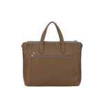 GRAND SAC PORTÉ MAIN ROSALIA CUIR A163-15 TAUPE VUE DE FACE