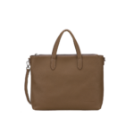 GRAND SAC PORTÉ MAIN ROSALIA CUIR A163-15 TAUPE VUE DE FACE