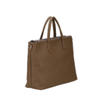 GRAND SAC PORTÉ MAIN ROSALIA CUIR A163-15 TAUPE VUE DE FACE