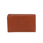 MOCCA PETIT PORTEFEUILLE BELLA CUIR M176-155 COGNAC VUE DE FACE