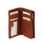 MOCCA PETIT PORTEFEUILLE BELLA CUIR M176-155 COGNAC VUE DE FACE