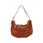 MOCCA SAC ÉPAULE BELLA CUIR M176-02 COGNAC VUE DE FACE