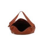 MOCCA SAC ÉPAULE BELLA CUIR M176-02 COGNAC VUE DE FACE