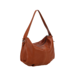 MOCCA SAC ÉPAULE BELLA CUIR M176-02 COGNAC VUE DE FACE