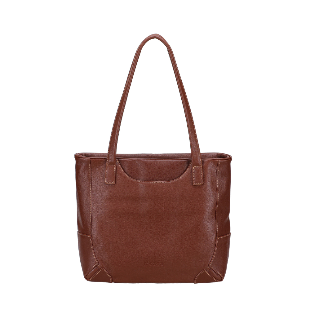 MOCCA SAC SHOPPING ELLA CUIR M172-02 MARRON VUE DE FACE MOCCA SAC SHOPPING ELLA CUIR M172-02 MARRON VUE DE FACE