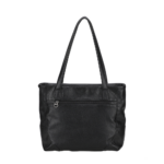 MOCCA SAC SHOPPING ELLA CUIR M172-02 NOIR VUE DE FACE