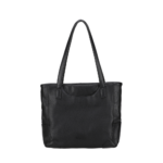 MOCCA SAC SHOPPING ELLA CUIR M172-02 NOIR VUE DE FACE