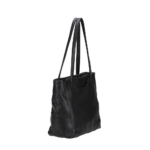 MOCCA SAC SHOPPING ELLA CUIR M172-02 NOIR VUE DE FACE