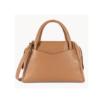 PETIT SAC À MAIN DUNE LANCASTER 529-82 CAMEL VUE DE FACE