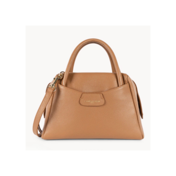 PETIT SAC À MAIN DUNE LANCASTER 529-82 CAMEL VUE DE FACE