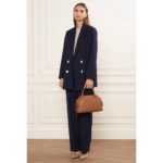 PETIT SAC À MAIN DUNE LANCASTER 529-82 CAMEL VUE DE FACE