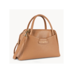 PETIT SAC À MAIN DUNE LANCASTER 529-82 CAMEL VUE DE FACE