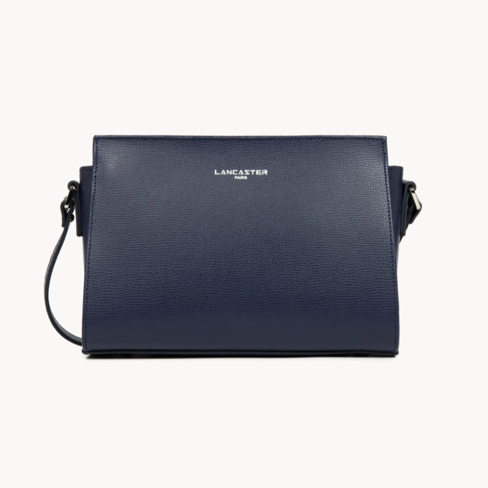 PETIT SAC TROTTEUR SIERRA LANCASTER 438-007 BLEU FONCÉ VUE DE FACE PETIT SAC TROTTEUR SIERRA LANCASTER 438-007 BLEU FONCÉ VUE DE FACE