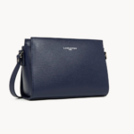 PETIT SAC TROTTEUR SIERRA LANCASTER 438-007 BLEU FONCÉ VUE DE FACE