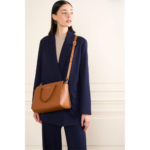 SAC À MAIN M SIERRA LANCASTER 438-008 CAMEL VUE DE FACE