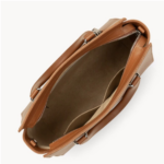 SAC À MAIN M SIERRA LANCASTER 438-008 CAMEL VUE DE FACE