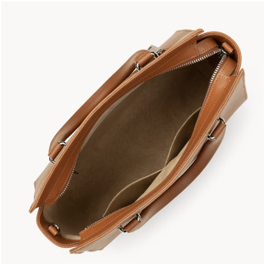 SAC À MAIN M SIERRA LANCASTER 438-008 CAMEL VUE INTÉRIEURE SAC À MAIN M SIERRA LANCASTER 438-008 CAMEL VUE INTÉRIEURE