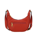 SAC BANDOULIERE CAMILLE CUIR A203-06 ROUGE VUE DE FACE
