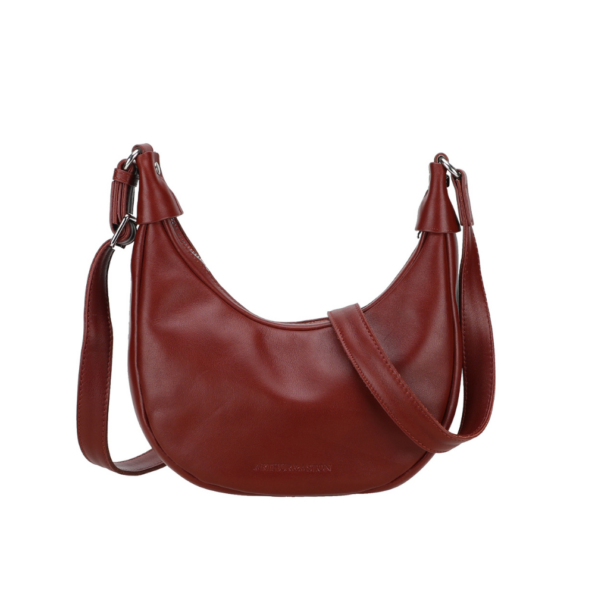 SAC BANDOULIERE GIULIA CUIR A180-02 COGNAC VUE DE FACE