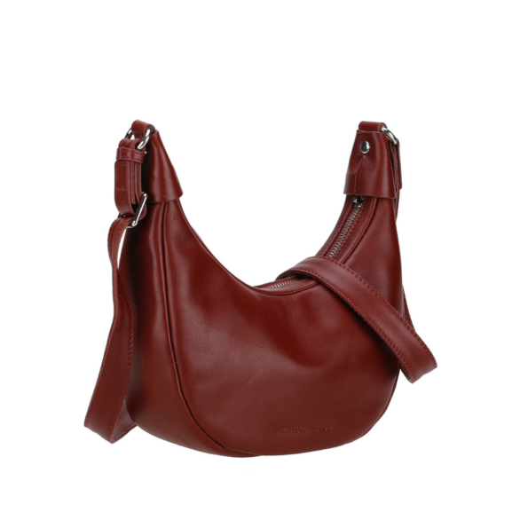 SAC BANDOULIERE GIULIA CUIR A180-02 COGNAC VUE LATÉRALE