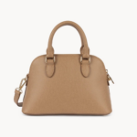 SAC DEMI-LUNE ZIPPÉ M SIERRA JIA LANCASTER SABLE VUE DE FACE