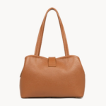 SAC FOURRE-TOUT M TOP DOUBLE LANCASTER 470-68 CAMEL IN ORANGE VUE DE FACE