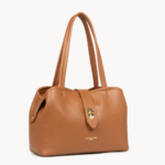 SAC FOURRE-TOUT M TOP DOUBLE LANCASTER 470-68 CAMEL IN ORANGE VUE DE FACE