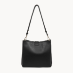 SAC SEAU TOP DOUBLE LANCASTER 470-62 NOIR IN NUDE VUE DE FACE