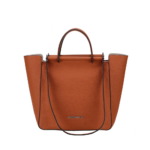 SAC SHOPPING CELESTE CUIR A182-01 COGNAC VUE DE FACE
