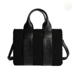 PETIT SAC CABAS CAPSULE CLOVER KSI-252 NOIR VUE DE FACE