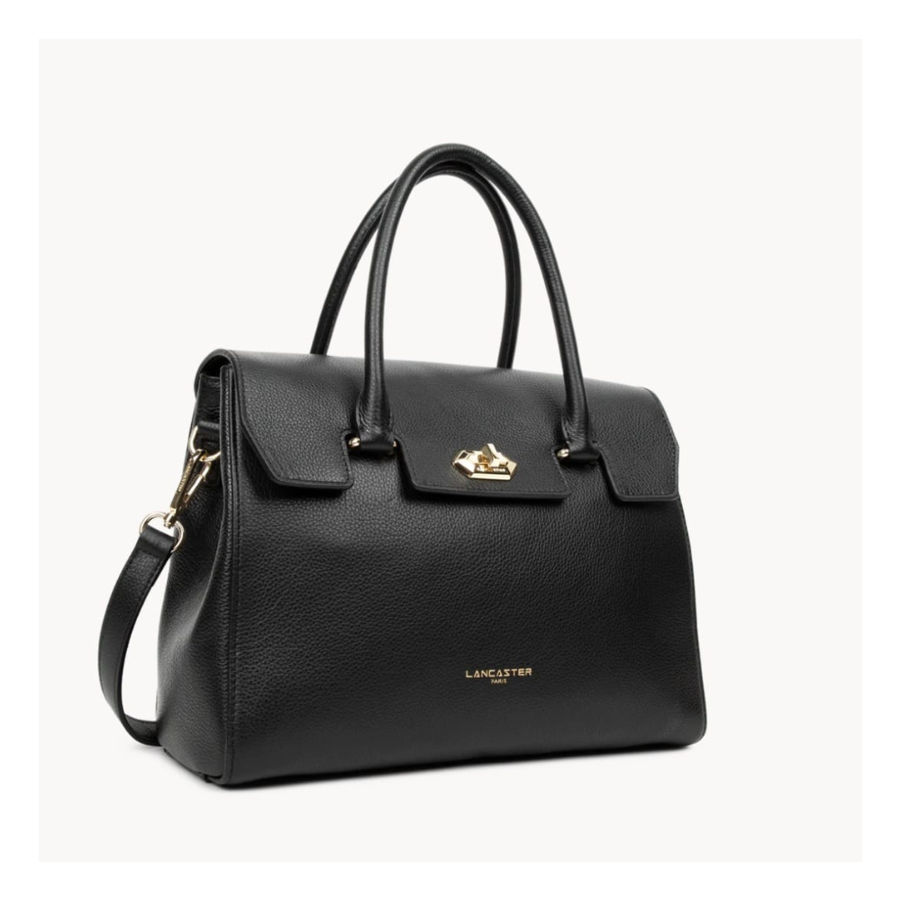 SAC À MAIN MILANO COSMOS 547-56 LANCASTER NOIR VUE LATÉRALE SAC À MAIN MILANO COSMOS 547-56 LANCASTER NOIR VUE LATÉRALE
