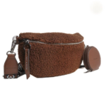 SAC BANANE MOUMOUTE LBA-170-1 MARRON VUE DE FACE