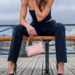 PETIT SAC À MAIN CELIA MAC ALYSTER KC-402 POUDRE VUE EN SITUATION