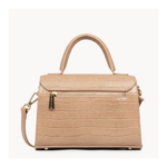 PETIT SAC À MAIN EXO TRINITY 480-033 LANCASTER NAT-CROCO VUE DE FACE