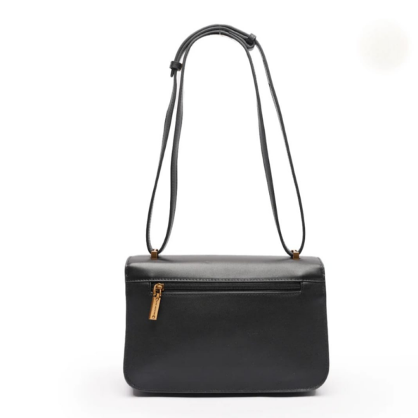 PETIT SAC À RABAT ANAÏS MAC ALYSTER KC-203 NOIR VUE DE DOS