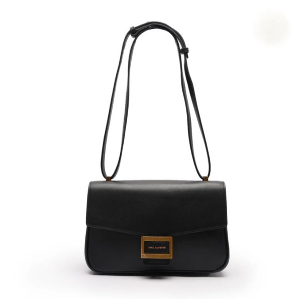 PETIT SAC À RABAT ANAÏS MAC ALYSTER KC-203 NOIR VUE DE FACE