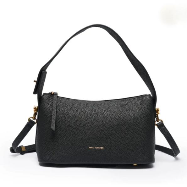 SAC À MAIN CELIA MAC ALYSTER KC-401 NOIR VUE DE FACE