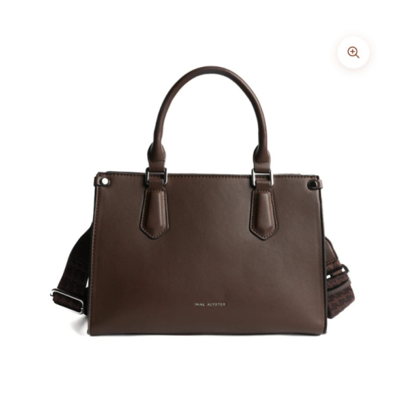 SAC À MAIN MILAN KSI-331 MAC ALYSTER CHOCOLAT VUE DE FACE