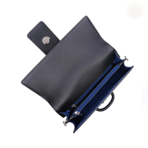 SAC À MAIN THÉA MAC ALYSTER KC-701 NOIR VUE INTÉRIEURE