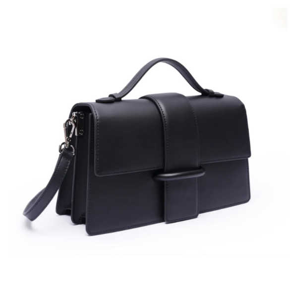 SAC À MAIN THÉA MAC ALYSTER KC-701 NOIR VUE LATÉRALE