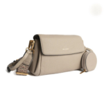 SAC À PLI GIULIA KC-104 MAC ALYSTER TAUPE VUE DE FACE