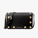 SAC BANDOULIÈRE HOLLY MEDIUM MICHAEL KORS 32R3G3HC6V BLACK VUE DE FACE